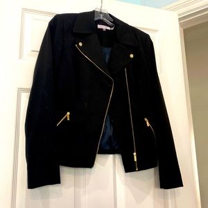 A black Calvin Klein jacket